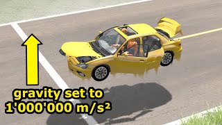 I set Gravity to +1'000'000 m/s² and this happened - beamng drive (1 million subs special) screenshot 5