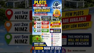 DTCP RERA Approved open plots NIMZ gate industrial Smartcity Zaheerabad 9666 27 2323