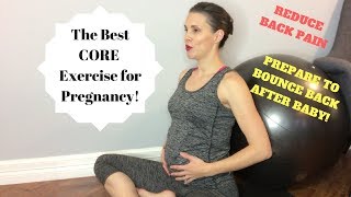 The best CORE exercise in pregnancy