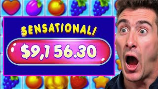 I Finally Beat Fruit Party Slot (+$9,000) screenshot 3