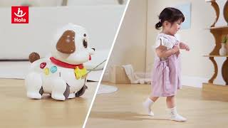 HE9977 HOLA Crawl & Pull Along Learning Puppy