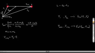 Lagrangian of a two body system (big picture)
