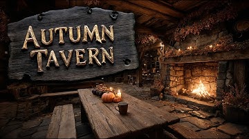 Autumn Tavern 🍂 Cozy Celtic Folk Music by the Fireplace – Relaxing Medieval Instrumental Compilation