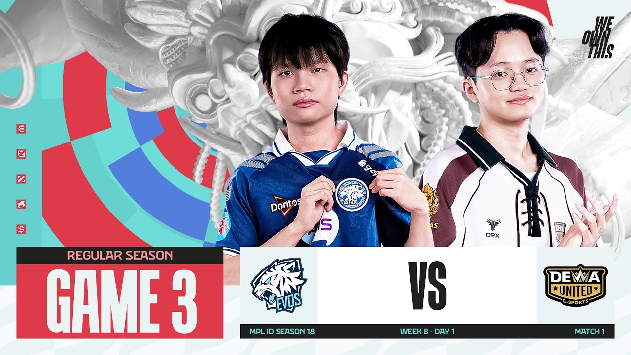 EVOS vs DEWA | Regular Season Week 8 Day 1 | Game 3 | #MPLIDS18