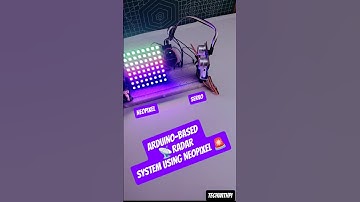 REAL RADAR in Arduino! 🔴⚡ NeoPixel Animation + Detection 🎯 | Must Watch! #arduino #neopixel #radar