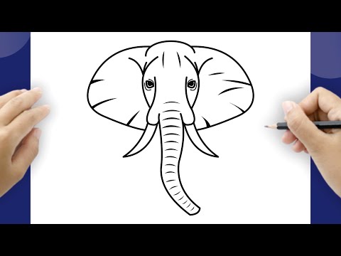 Hur Man Ritar Ett Elefantansikte - Enkla Steg-för-Steg Instruktioner