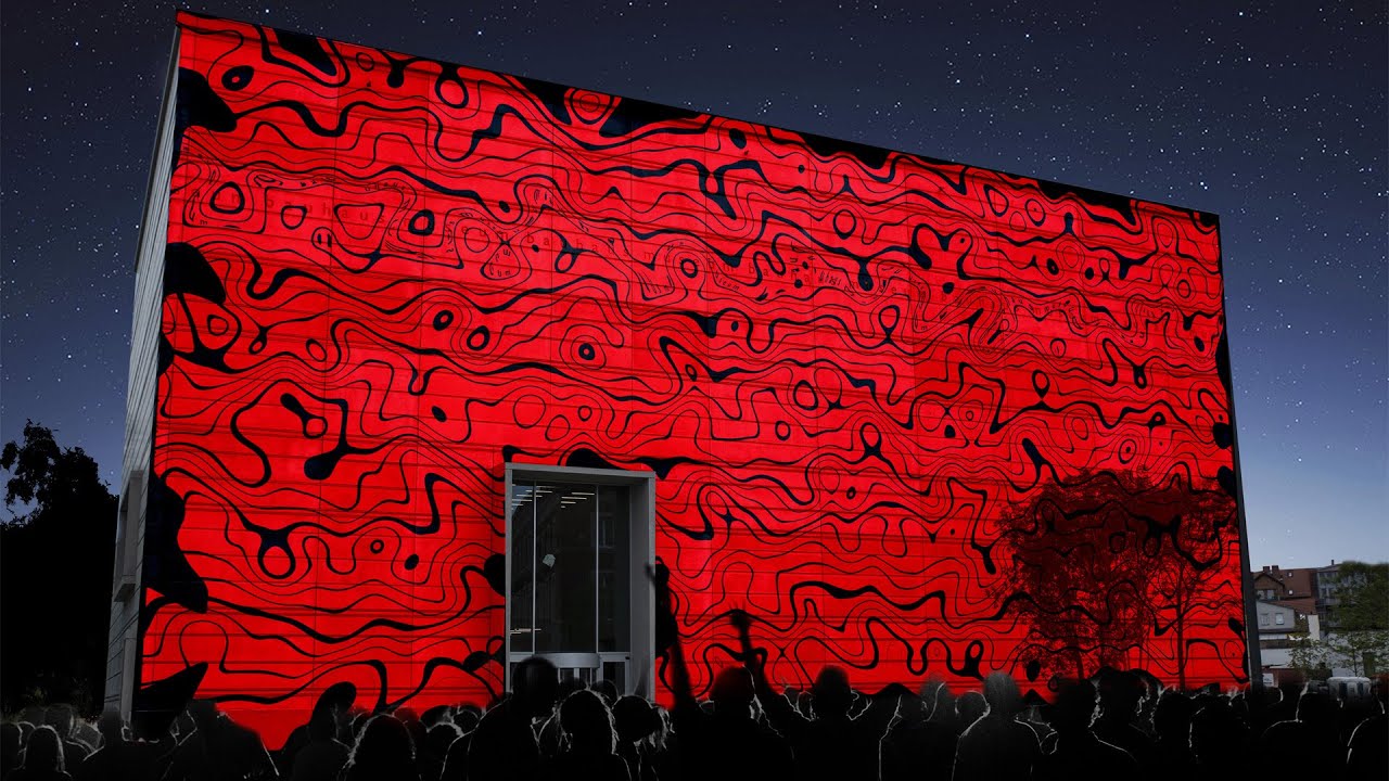 The Shape of Sound - Projection Mapping at Neues Bauhaus Museum Weimar, 2019