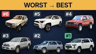 Every Toyota 4Runner Generation Ranked, Worst to Best