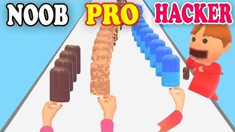 popsicle stack vs snake run all max level iOS trailer gameplay #satisfying
