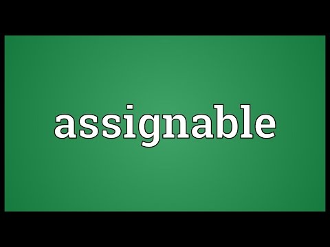 Header of assignable