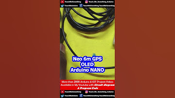 Neo 6m GPS Arduino OLED Clock || Arduino GPS Clock with OLED Display | Arduino OLED Clock Neo 6M GPS
