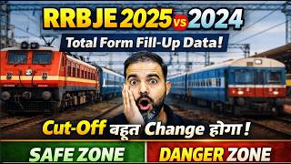 RRB JE 2025 | Form Fill-Up Data Analysis | Safe Zone vs Danger Zone