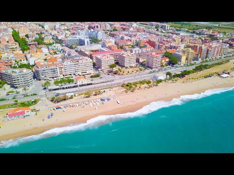 Blanes Beach u0026 Santa Susanna - Costa Brava, Catalonia, Spain 4k