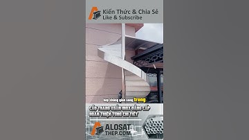 CẦU THANG XOẮN INOX ĐẲNG CẤP HOÀN THIỆN TỪNG CHI TIẾT #alosatthep #youtubeshorts