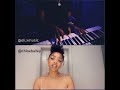 Chloe Bailey - Hallelujah x Jeff Buckley [ Piano Cover ]