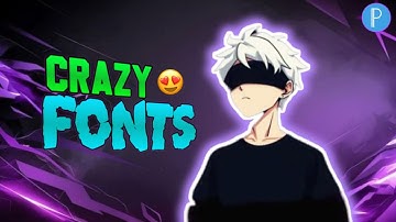 Crazy Fonts For Video Editing 2026 New