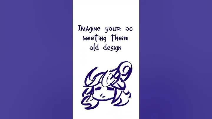 Imagine your oc meeting their old design😳