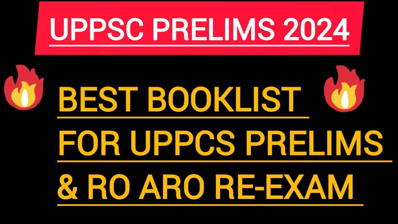 Best Booklist for Uppcs prelims 2024 & Ro aro prelims 2024|Ro aro re ...