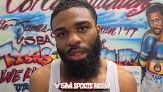 Kyrone Davis Sparring partner Erron Peterson keeps it 💯 on Elijah Garcia vs Kyrone Davis