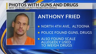 Altoona man nailed with drugs, guns after photos sent to law enforcement
