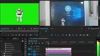 Toy story 4/toy dance/adobe premiere pro CC 2015 video Edith/green screen cut screenshot 2