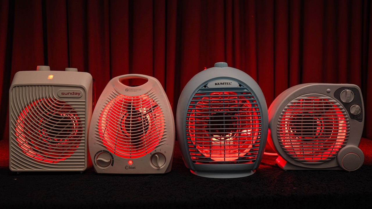 💤 4 Different Low & Steady Heater Fan Sounds for Deep Sleep and Full Relaxation 😴