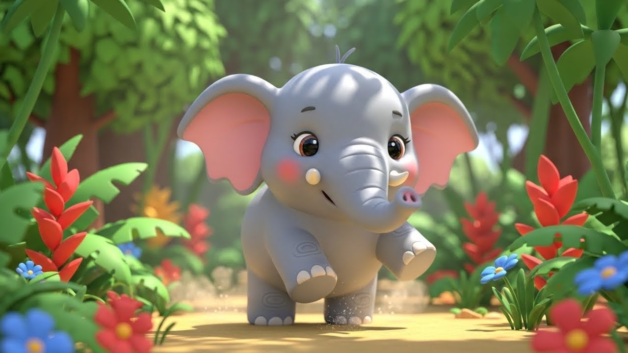 Jungle Animals Dance Party Song | kids nursery rhymes | Baby Song, Wild Animal Dance Cartoon 🐯🕺