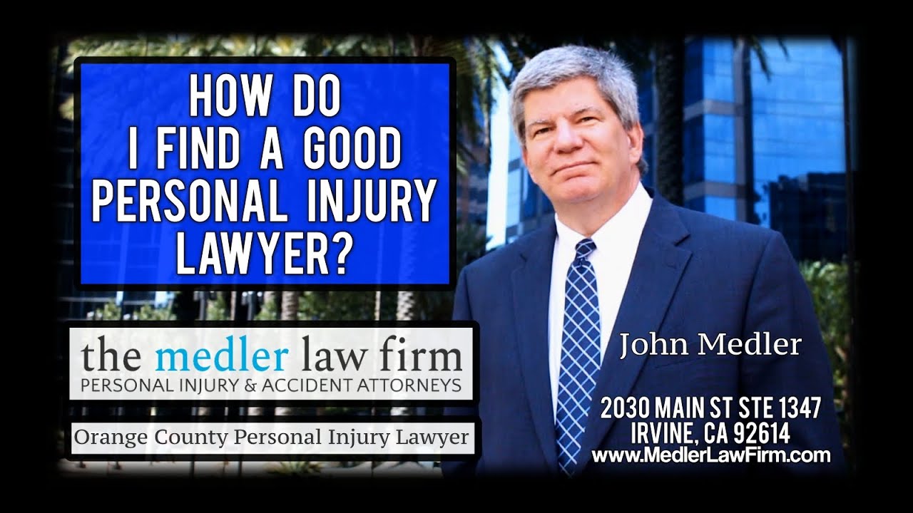 How Do I Find A Good Personal Injury Lawyer?