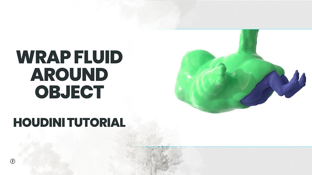 Wrap Fluid Around Object - Free Houdini Tutorial - YouTube