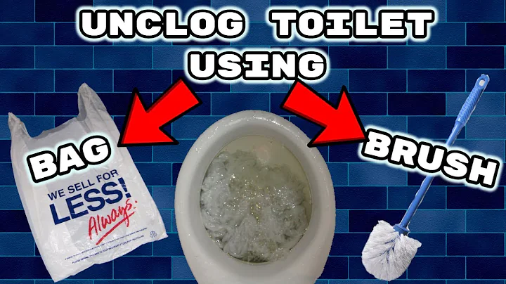 How to unclog a toilet without a plunger
