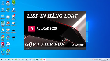 Học AutoCAD 2025 | LISP in hàng loạt trong Model và Layout | Cách load lisp