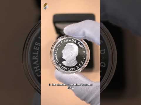 Clan Animals: Sandhill Crane ¾ oz Fine Silver Coin #shorts