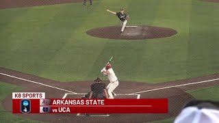 Arkansas State scores 16 runs in 4th, beat UCA in midweek matchup