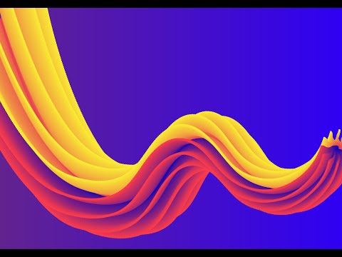 How to Create Fluid Color Abstract Background Fast & Simple Adobe Illustrator Tutorial