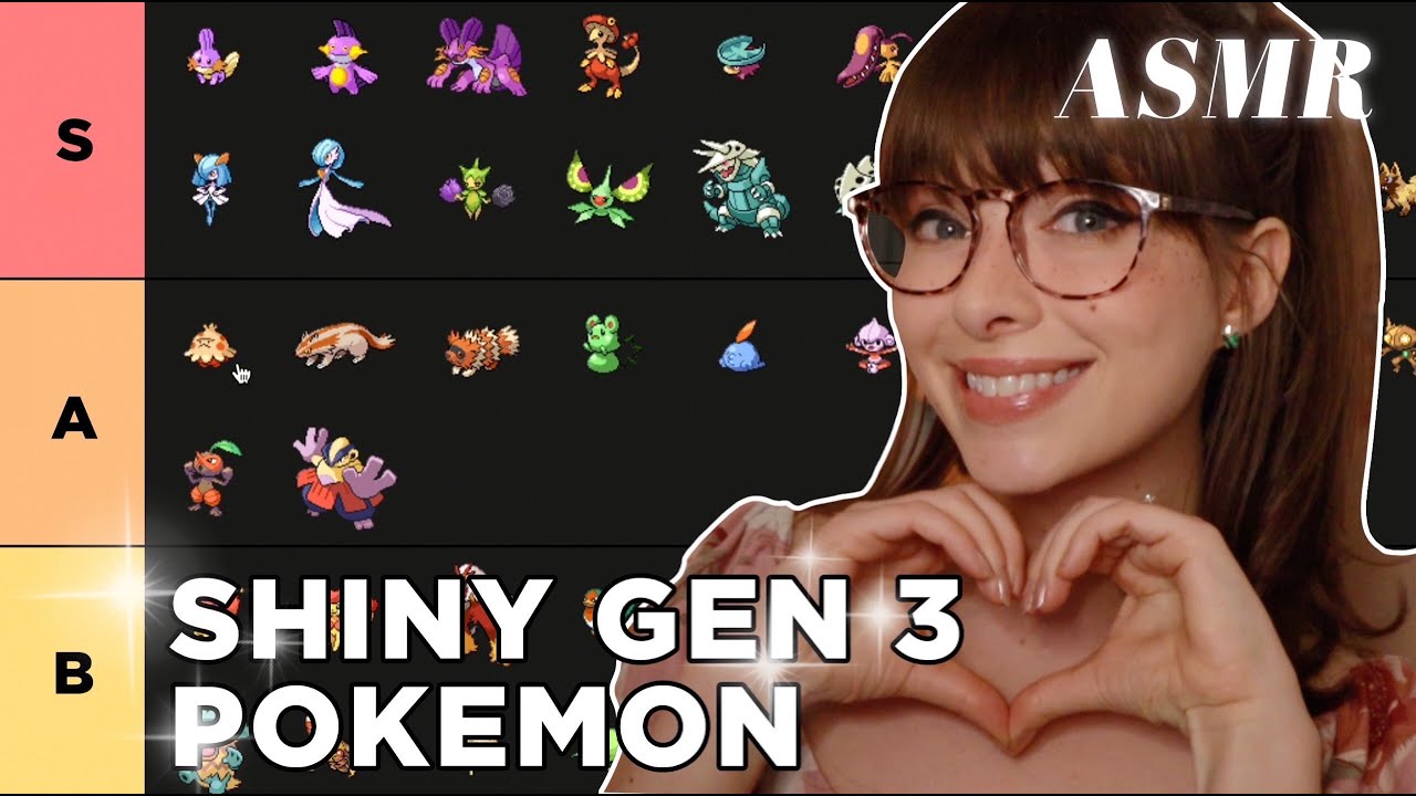 ASMR ✨Shiny Pokemon Tier List!✨ ((Hoenn Ranking)) Rambling Clicky Whispers & Keyboard Typing!~