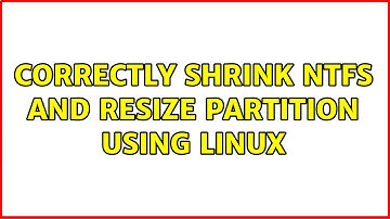 Correctly shrink NTFS and Resize partition using linux (2 Solutions!!)