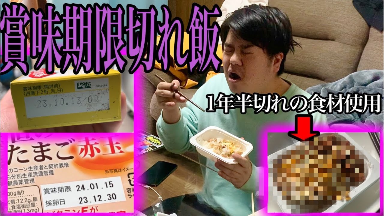 15年体調不良ゼロのクズ男が賞味期限1年半切れの飯を食べたらどうなる？