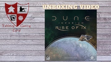 Dune Imperium Rise of Ix Board Game Unboxing