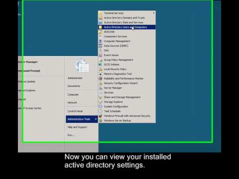 How to install Active Directory on Microsoft Windows Server 2008 Active Directory Server 2008