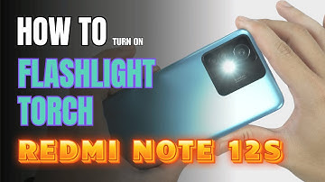 How to turn on Flashlight | Torch on Redmi Note 12s