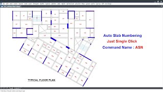 Slab Numbering In Single Click