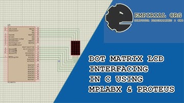 EMBEDDED C TUTORIAL:  DOT MATRIX LCD INTERFACE