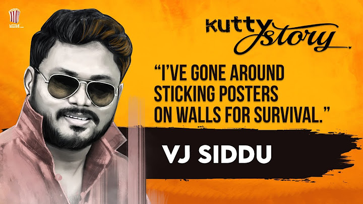 Inspiring Life of VJ Siddhu | Kutty Story | S1 E5 | Little Shows