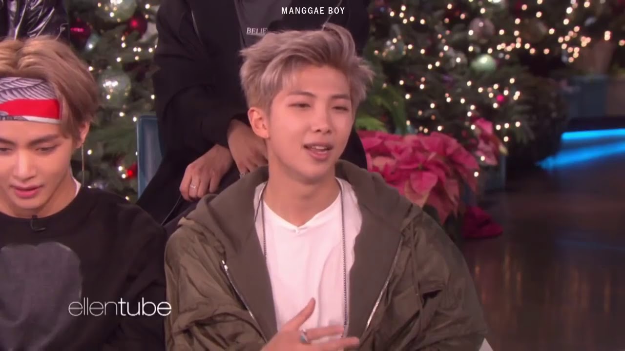The Ellen Show feat  BTS  || RM Learning English by Watching "Friends" series