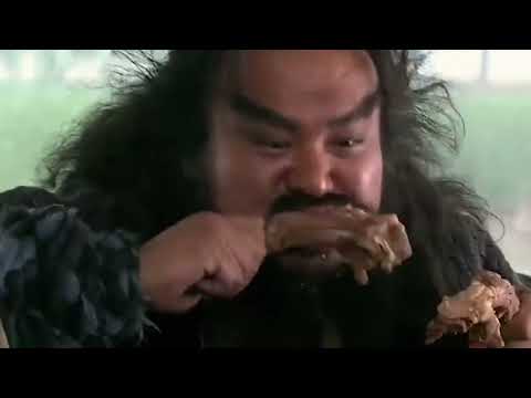 演员吃戏大口吃肉有多香，洪金宝整只烧鹅直接啃，李逵狂吃羊排