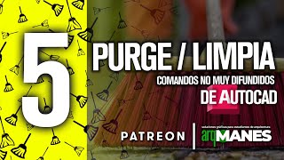 ⚡​ Patreon | PURGE | LIMPIAR | #5 Comandos no muy difundidos de AutoCAD