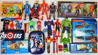 Ultimate avengers toys collection - rc plane, die cast cars, pens, pencil box, action figure, eraser