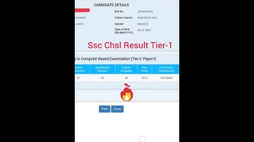Ssc Chsl Scorecard 2021 #shorts