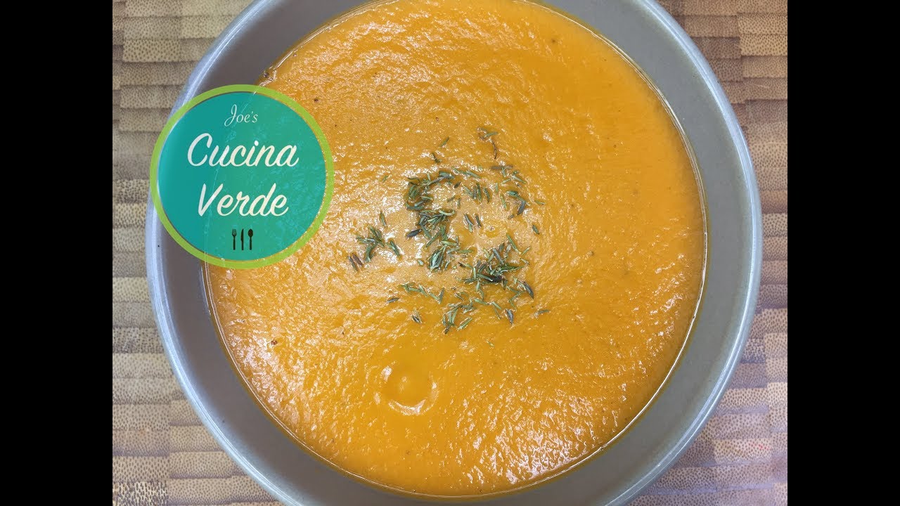 Tomaten-Süßkartoffel Suppe - Rezept | Mit Kokosmilch - YouTube