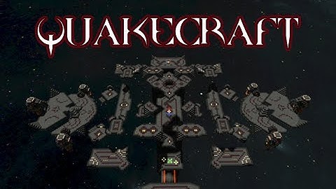 Minecraft: Quakecraft (Low gravity PvP / Capture the point map)